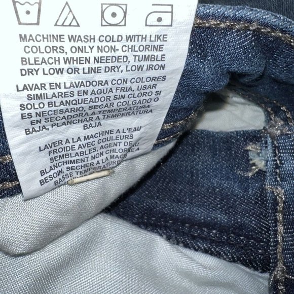 LEE Lower On Waist Bootcut Womens Denim Blue Jeans Size 14 M Stretch Midrise - Picture 7 of 8